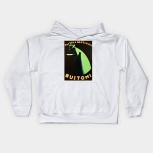 Pastina Glutinata BUITONI PASTA by Federico Seneca 1928 Vintage Italy Food Advertisement Art Deco Kids Hoodie